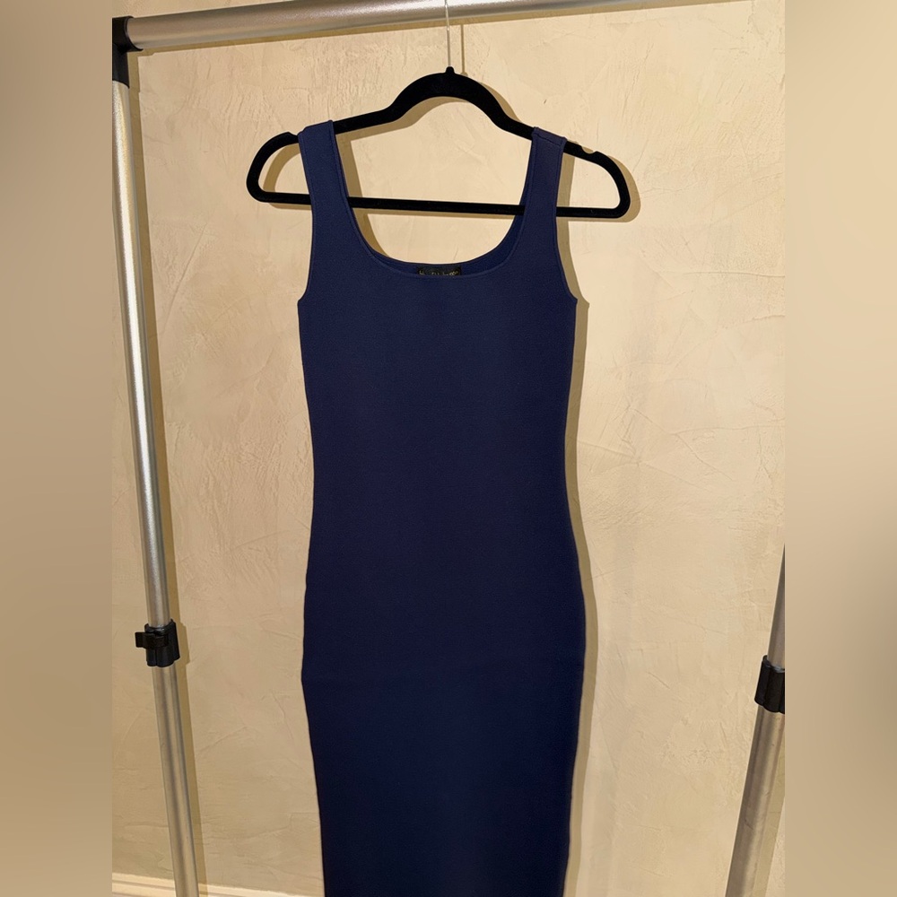 NWT House of Harlow 1960 Deep Blue Midi Dress Sz XS